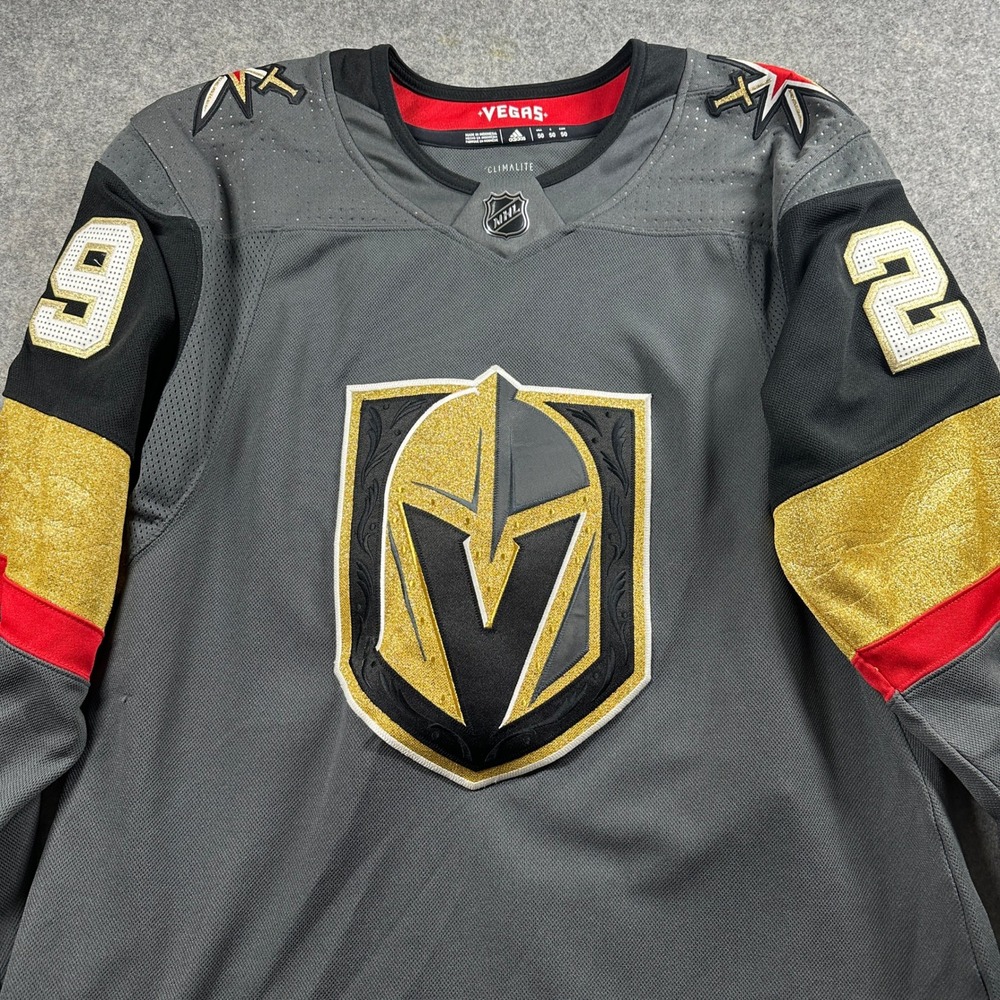 Adidas Vegas Golden Knights Marc-Andre Fleury Jersey 50 Gray NHL Climalite NWT